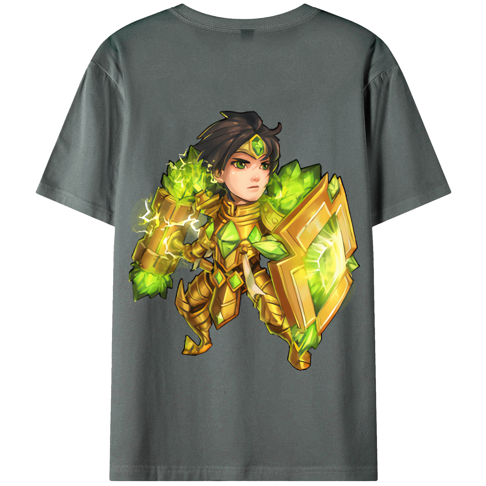 リーグ・オブ・レジェンド League of Legends LOL 綿100％半袖Tシャツ（背面プリント）